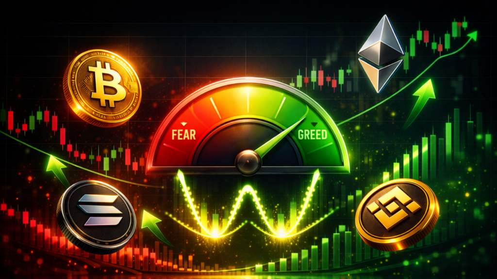 Top 4 Crypto to Buy as the Fear and Greed Index Double Bottoms