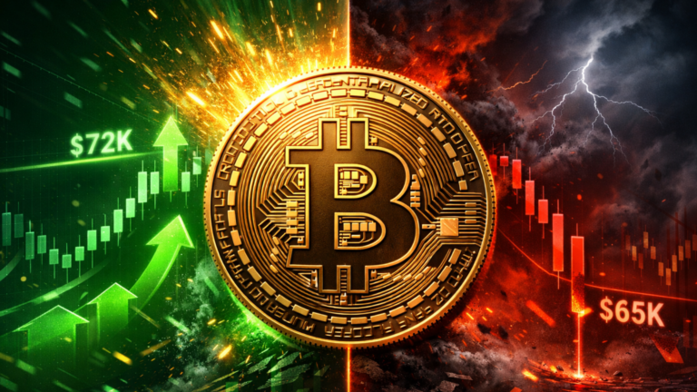 Bitcoin Preisvorhersage: BTC $72K Ausbruch oder $65K Liquiditätsschwemme als nächstes?