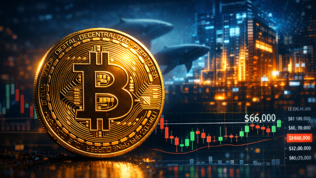 Bitcoin Price Prediction: BTC Holds $66K as Whales Move to Exchanges