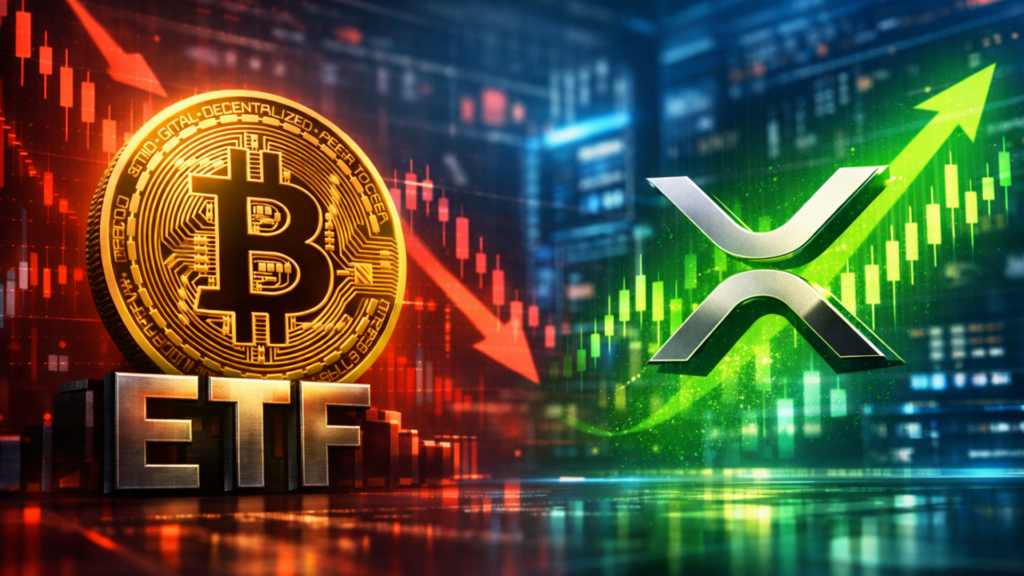 Bitcoin ETFs See $318M Weekly Outflows as XRP Bucks the Trend