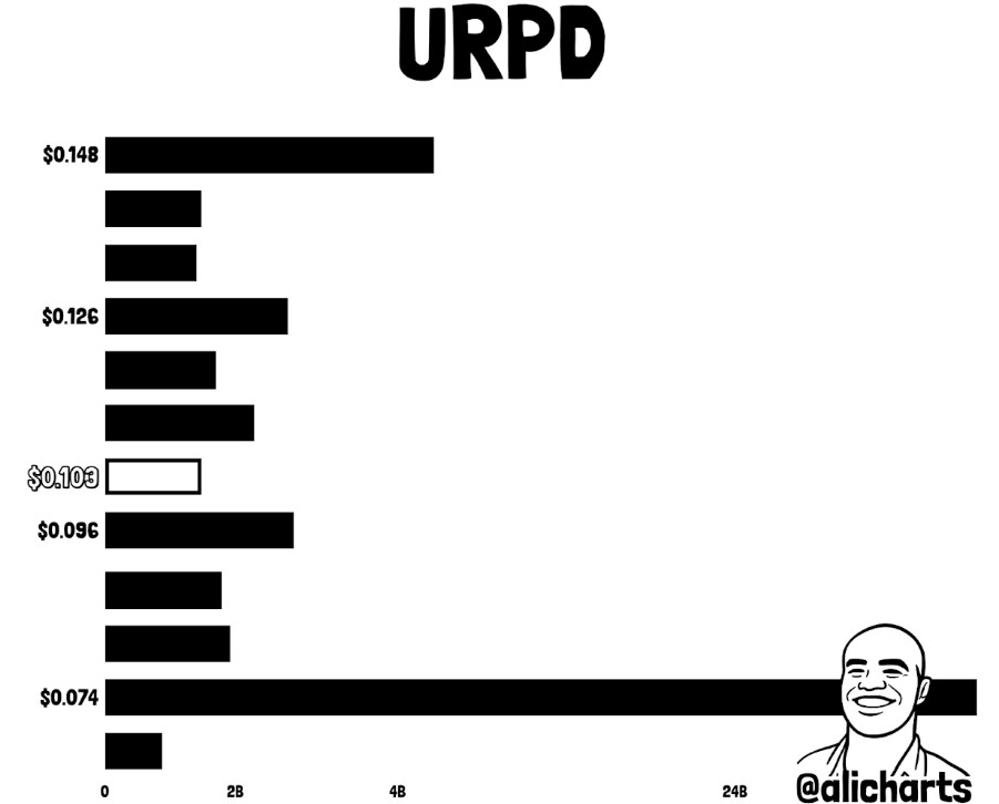 DOGE URPD Chart | Source: Glassnode Data