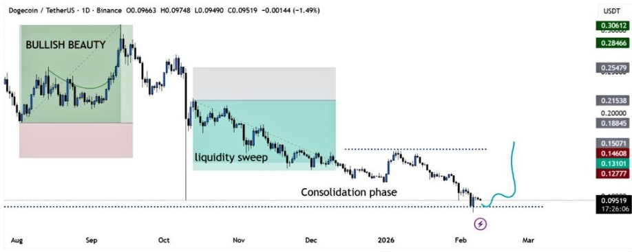 DOGEUSDT Daily Chart | Source: BitGuru, X
