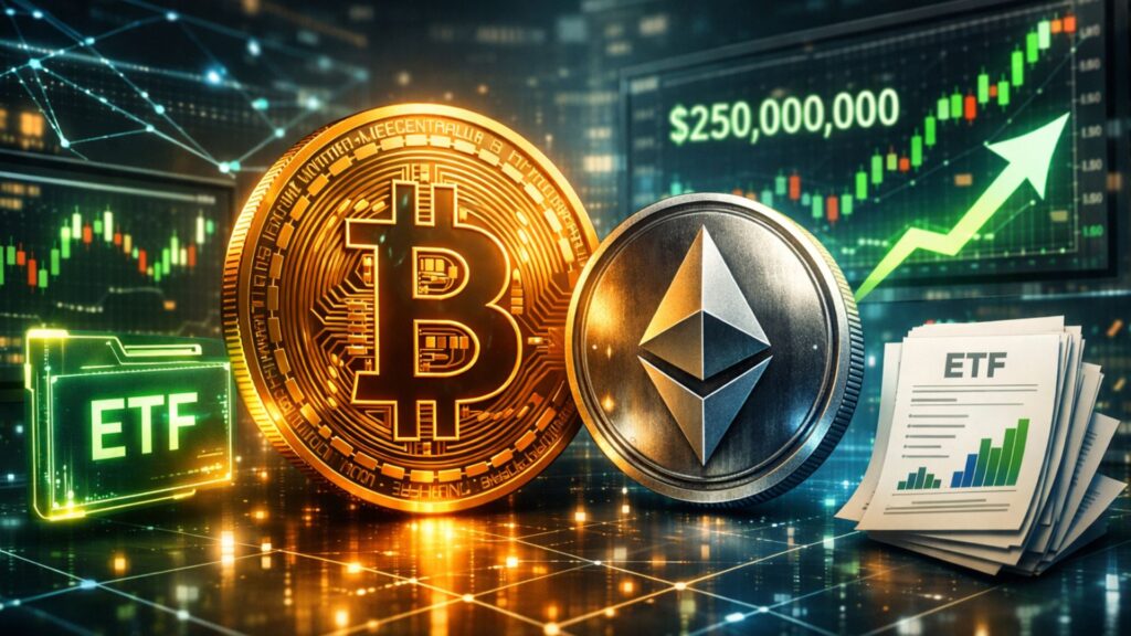 กองทุน ETF บิตคอยน์เพิ่มมูลค่า 250 ล้านดอลลาร์ในวันที่ 10 มีนาคม กองทุน ETF อีทีเอชปรับตัวสูงขึ้นท่ามกลางความวิตกกังวลเกี่ยวกับสงคราม