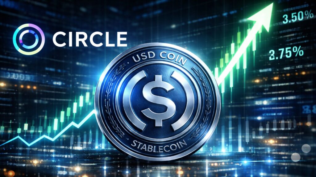 Акции Circle удвоились за месяц благодаря ставкам и новому пику USDC