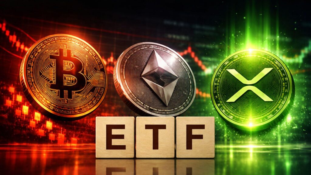 Bitcoin, Ethereum ETFs Lose $503M in a Week as XRP Attracts Inflows