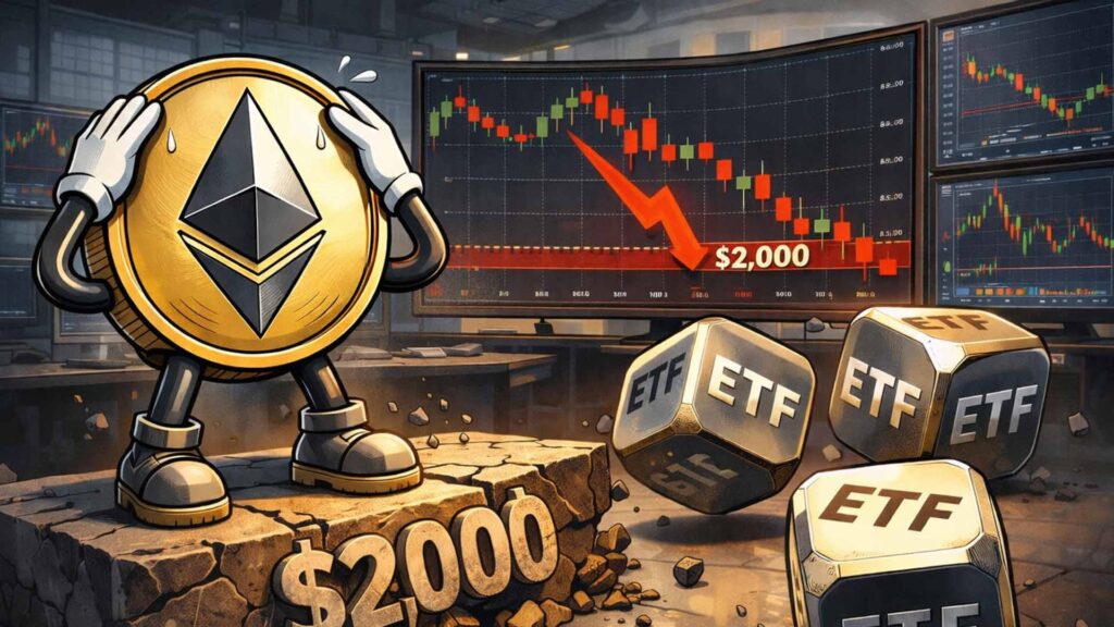 Ethereum Price Prediction: ETH Tests Bearish Structure After Losing $2,000 Support