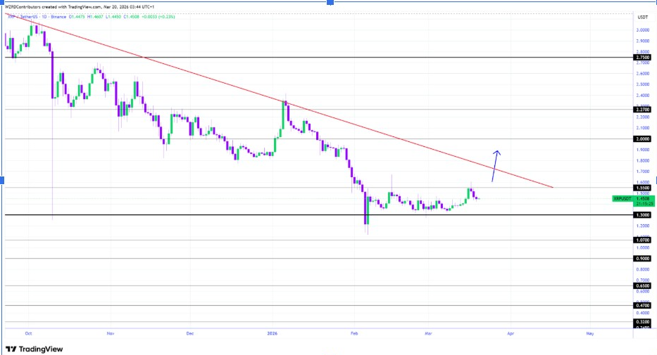 XRPUSD 1D CHART | QUELLE: X