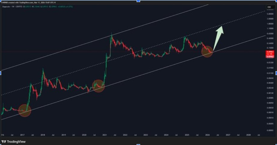 DOGEUSD 1W CHART | SOURCE: <a href=