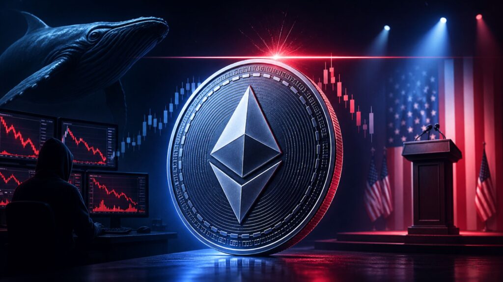 Crypto Whale Bets Bearish Pre-Trump Event as ETH Rejects Key Level