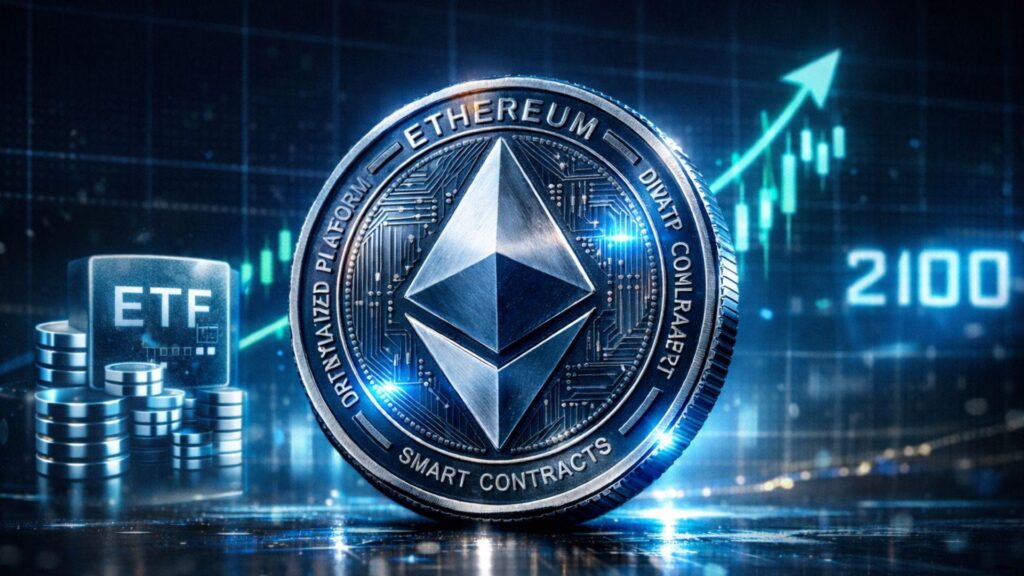 Ethereum ETFs Rebound With $120M Inflows While ETH Holds $2,100