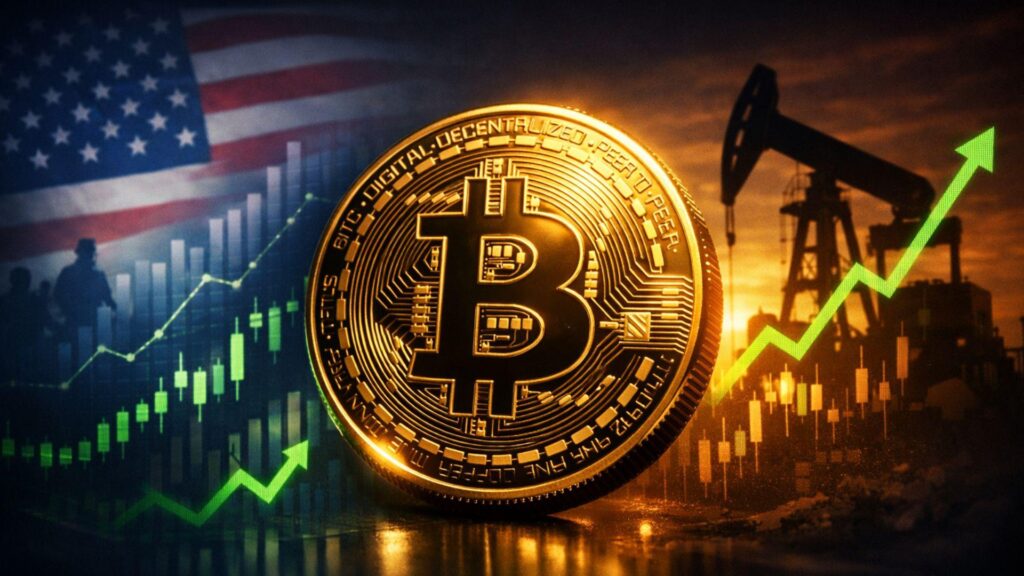 Прогноз цены биткойна на фоне роста занятости в несельскохозяйственном секторе США и резкого роста сырой нефти