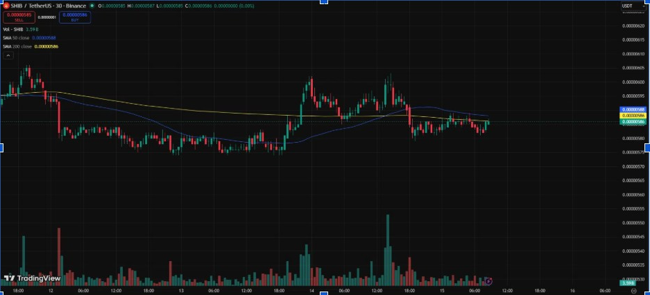 Shiba Inu Golden Cross Chart | Source: TradingView