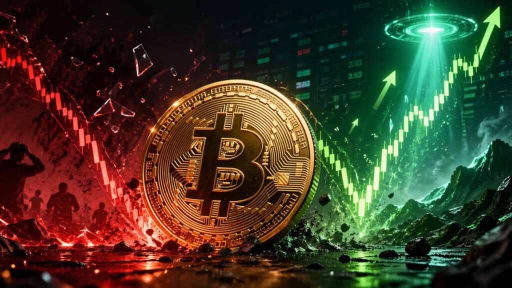 Bitcoin Price Eyes $77K Gap After $800M Liquidation Shock