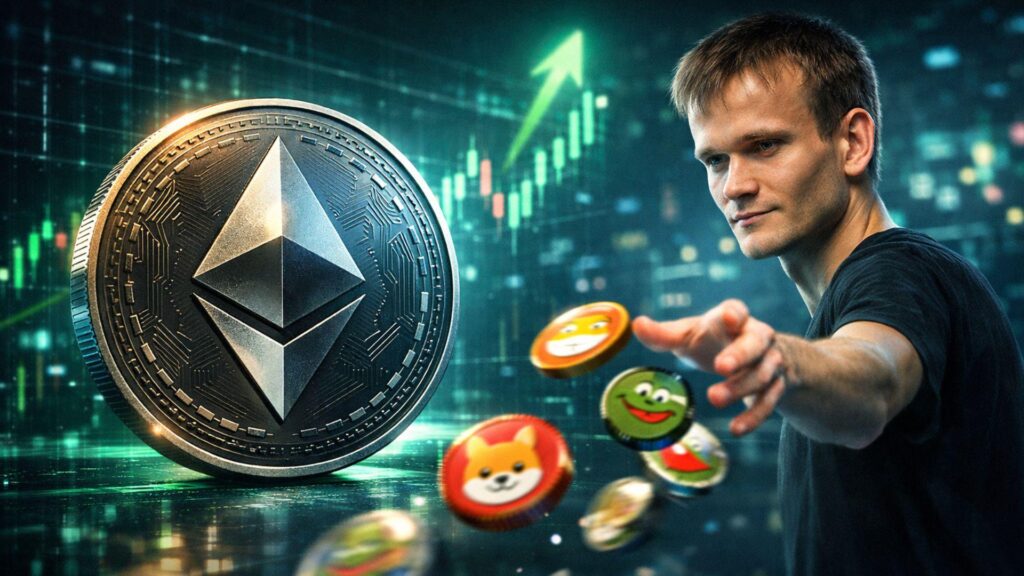 Vitalik Buterin se deshace de las monedas Meme mientras el precio de Ethereum repunta hacia los 2.200 $.