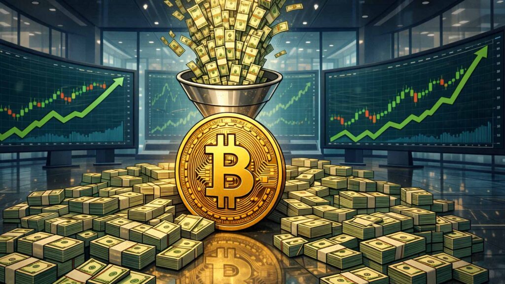 Spot Bitcoin ETFs Saw Strongest Inflows ~$1 Billion Since January