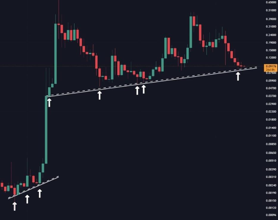 DOGEUSDT Monthly Chart | Source: ChiefraF, X