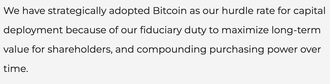 La estrategia de compra de Bitcoin de Strive se publica en el sitio web