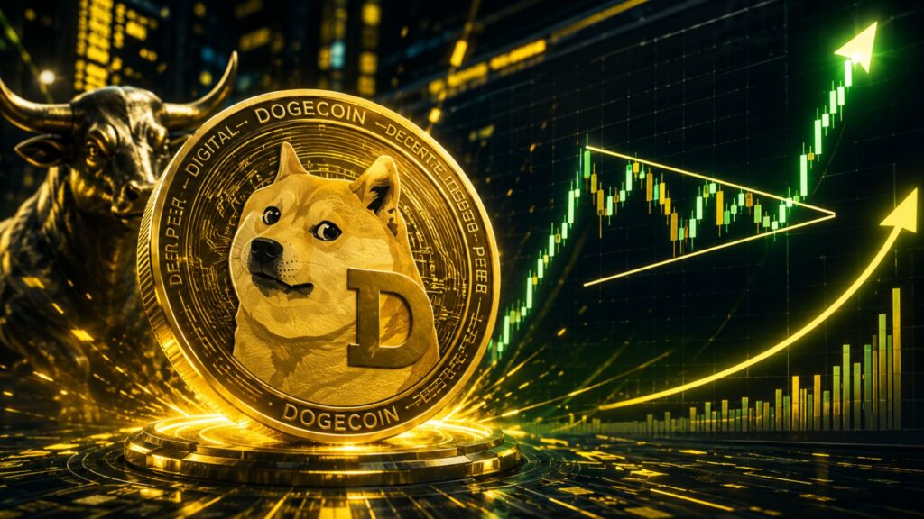 Dogecoin Price Breaks Higher as Bull Pennant Setup Holds