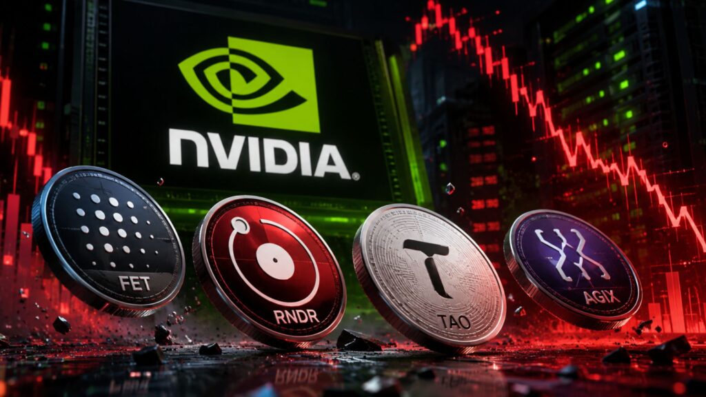 Here’s Why AI Crypto Coins are Falling Ahead of NVIDIA Earnings