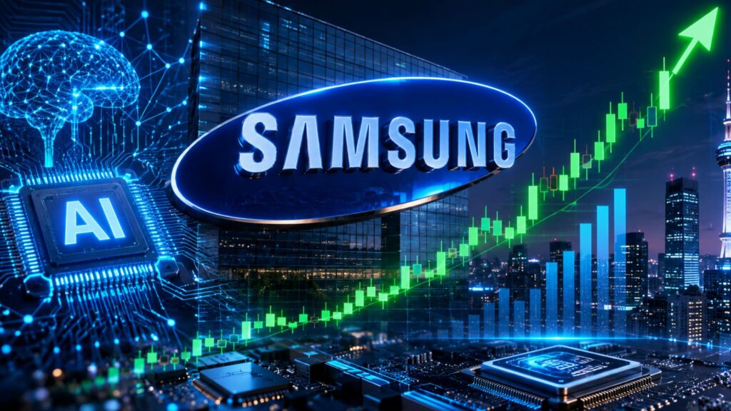 Samsung Shares Up 15% as Market Cap Hits $1.19T From AI-driven Demand