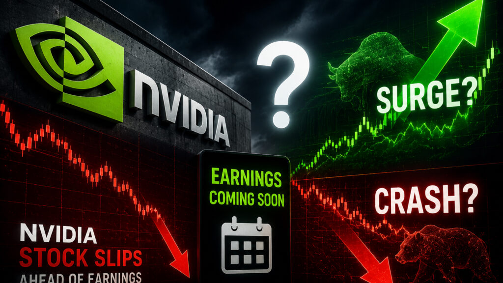 NVIDIA-Aktie rutscht im Vorfeld der Gewinne ab: Steigt sie oder fällt sie?