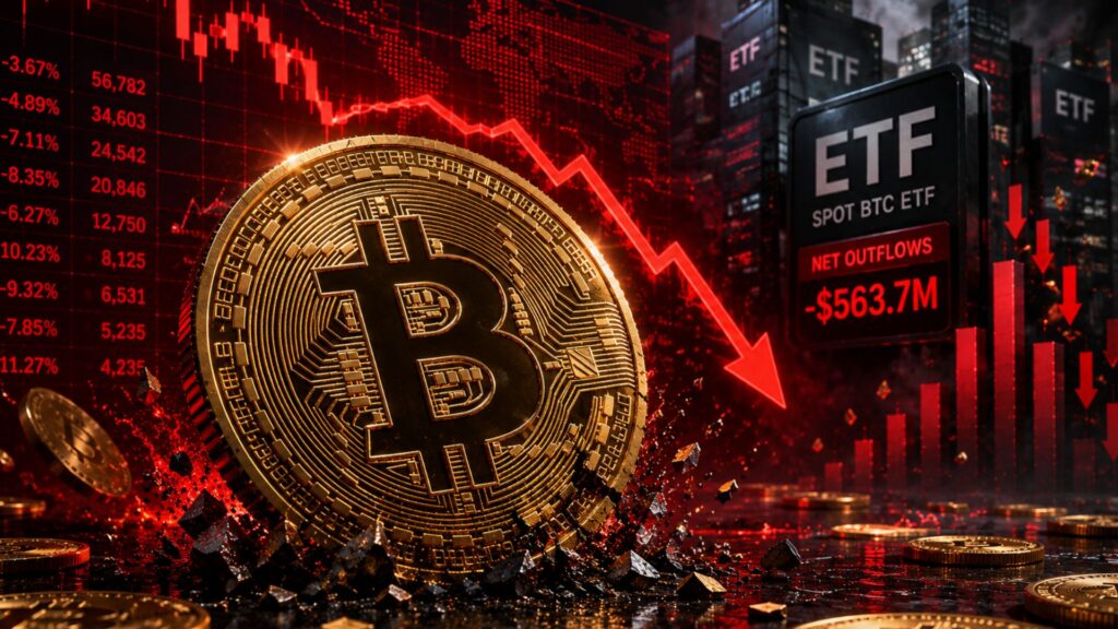 Bitcoin Price Crashes as Spot BTC ETFs Erase Monthly Gains and Turn Negative