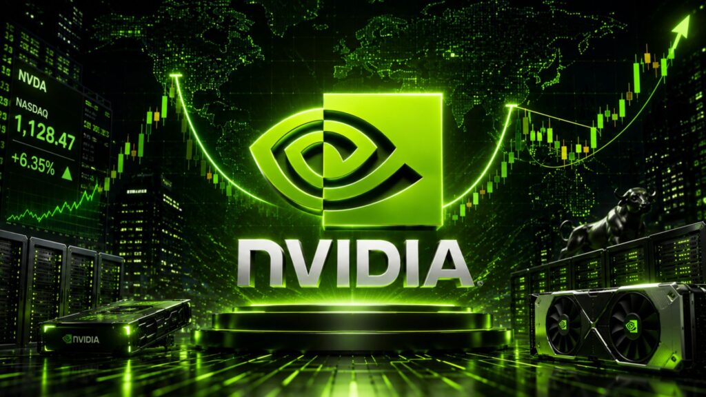 La cotización de NVIDIA espera dos grandes acontecimientos mientras el patrón C&H apunta a una subida