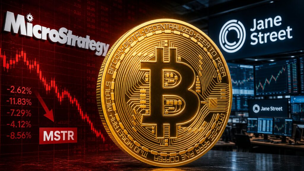 ราคาหุ้น MSTR ตกอยู่ในความเสี่ยงเนื่องจาก Bitcoin ร่วงลง และ Jane Street ขายหุ้นทิ้ง