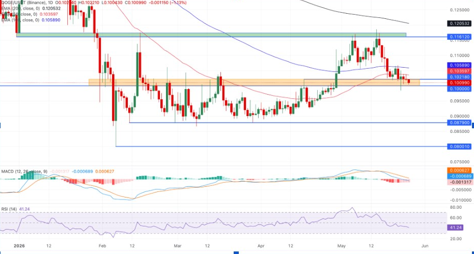 DOGEUSDT Tages-Chart | Quelle: TradingView