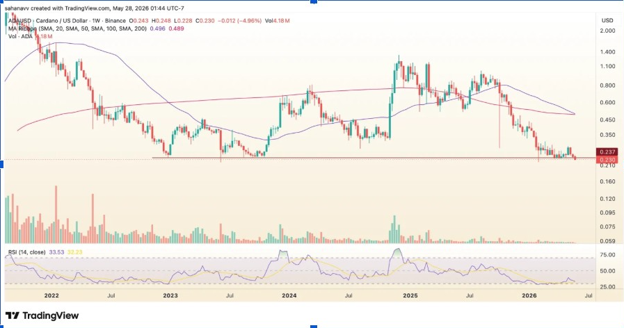 ADAUSD 1-Week Chart | Source : TradingView