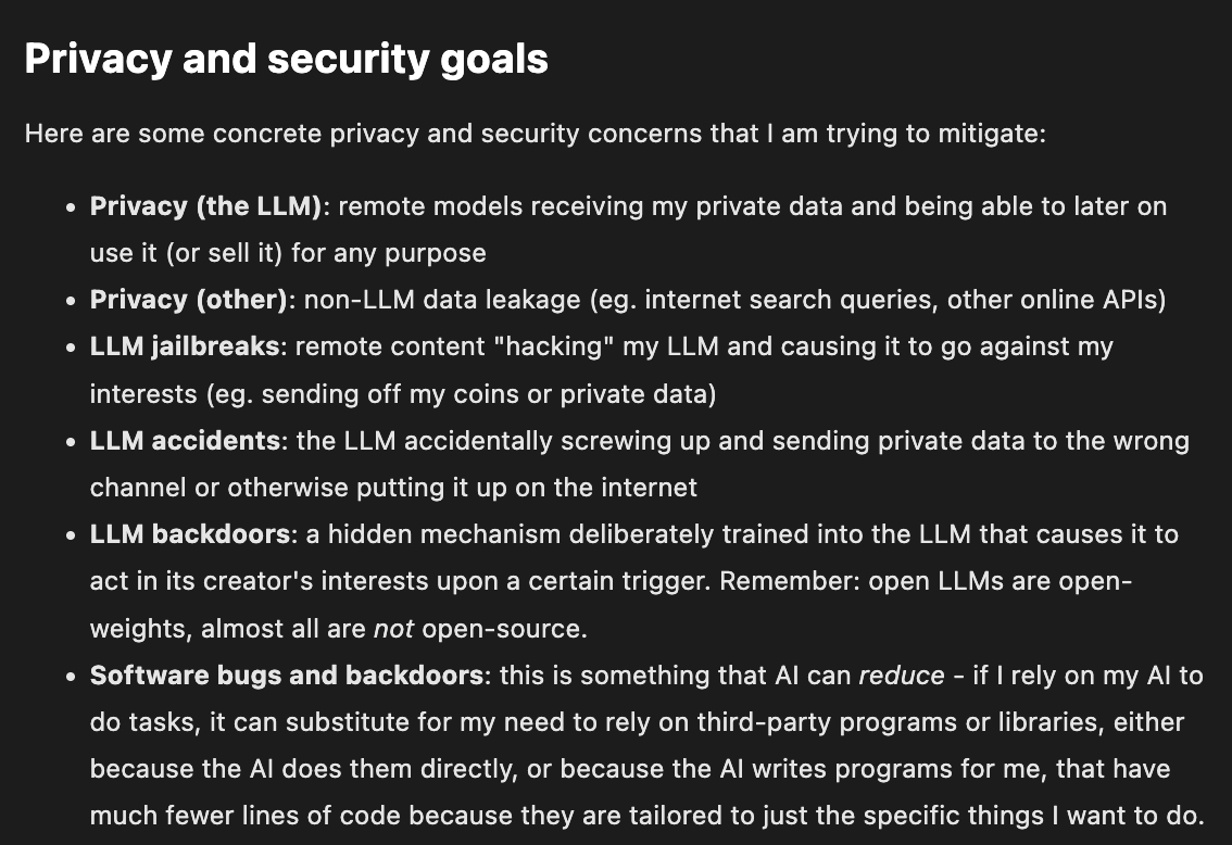 บล็อกของ Vitalik เกี่ยวกับ LLM