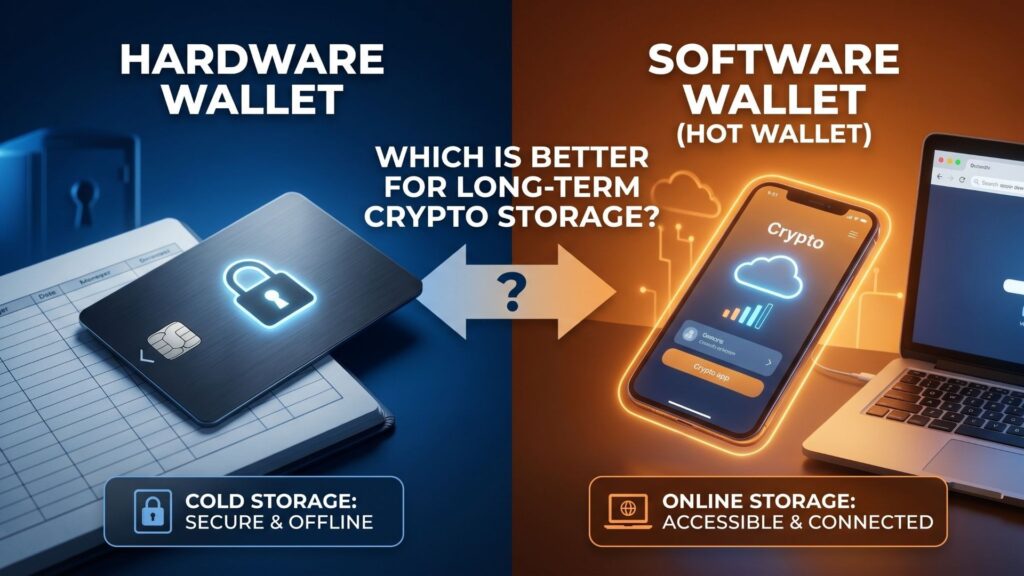 Hardware Wallet vs Software Wallet: Best Way to Store Crypto Long-Term