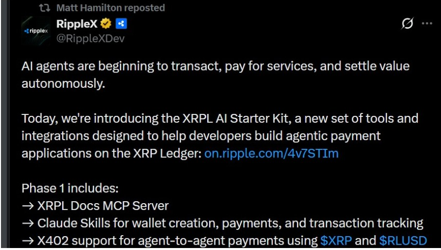 XRP News | Source: X