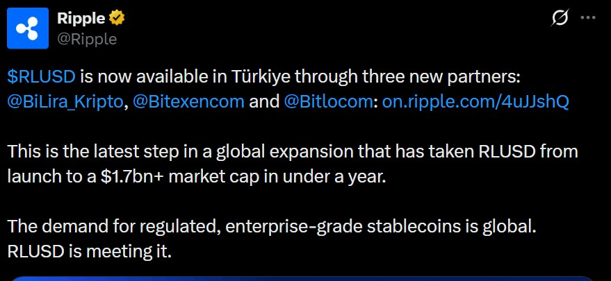 Ripple News: Source: X