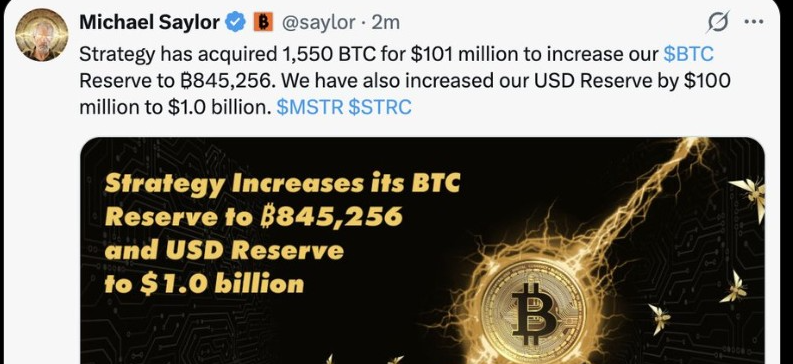 Bitcoin News | Source: X
