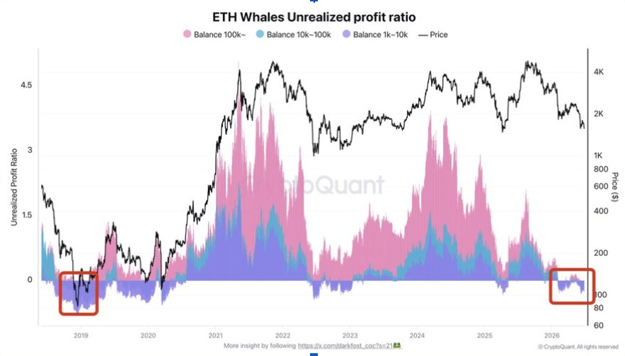 Нереализованная прибыль «китов» в сети Ethereum | Источник: X