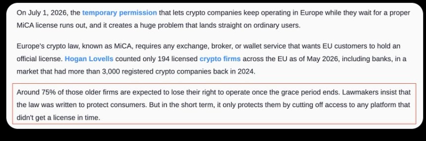 Regulación de las criptomonedas | Fuente: X