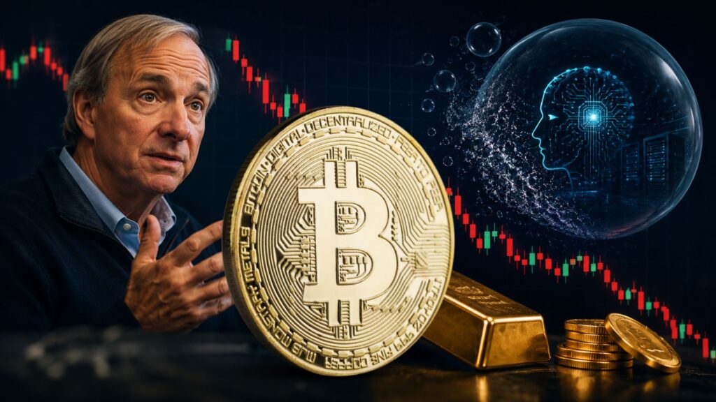 Ray Dalio Warns of an AI Bubble, Allocates 1% of Portfolio to Bitcoin, Gold