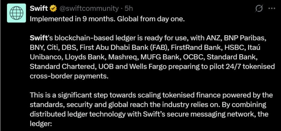 Blockchain News | Source: X