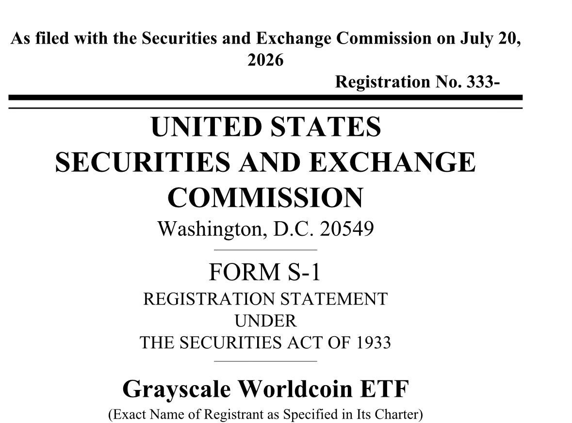 Grayscale Worldcoin ETF filing | Source: US SEC
