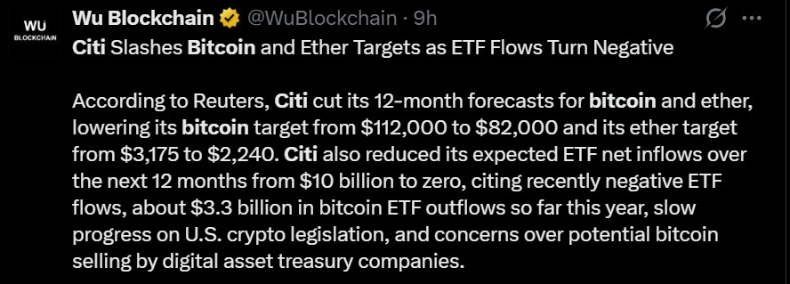 Bitcoin News | Source: X