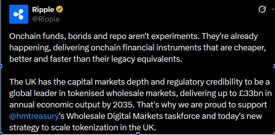 Noticias sobre Ripple | Fuente: X
