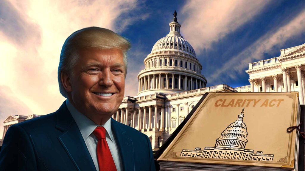 Le Sénat fixe au mois de septembre le vote sur la loi CLARITY, tandis que l’équipe de Trump réitère son soutien