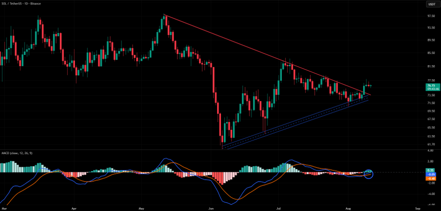 SOLUSD 1-Tages-Chart | Quelle: X