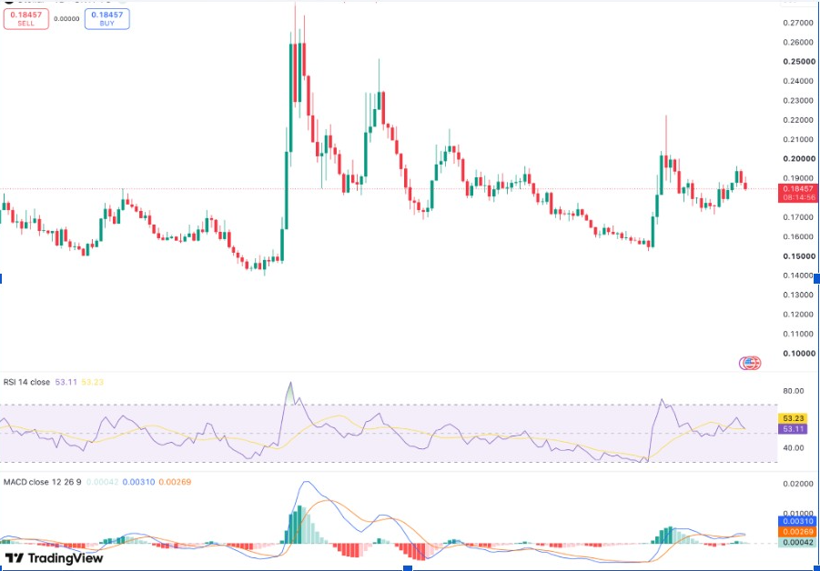 XLM/USD 24-hour price chart (Source: TradingView)