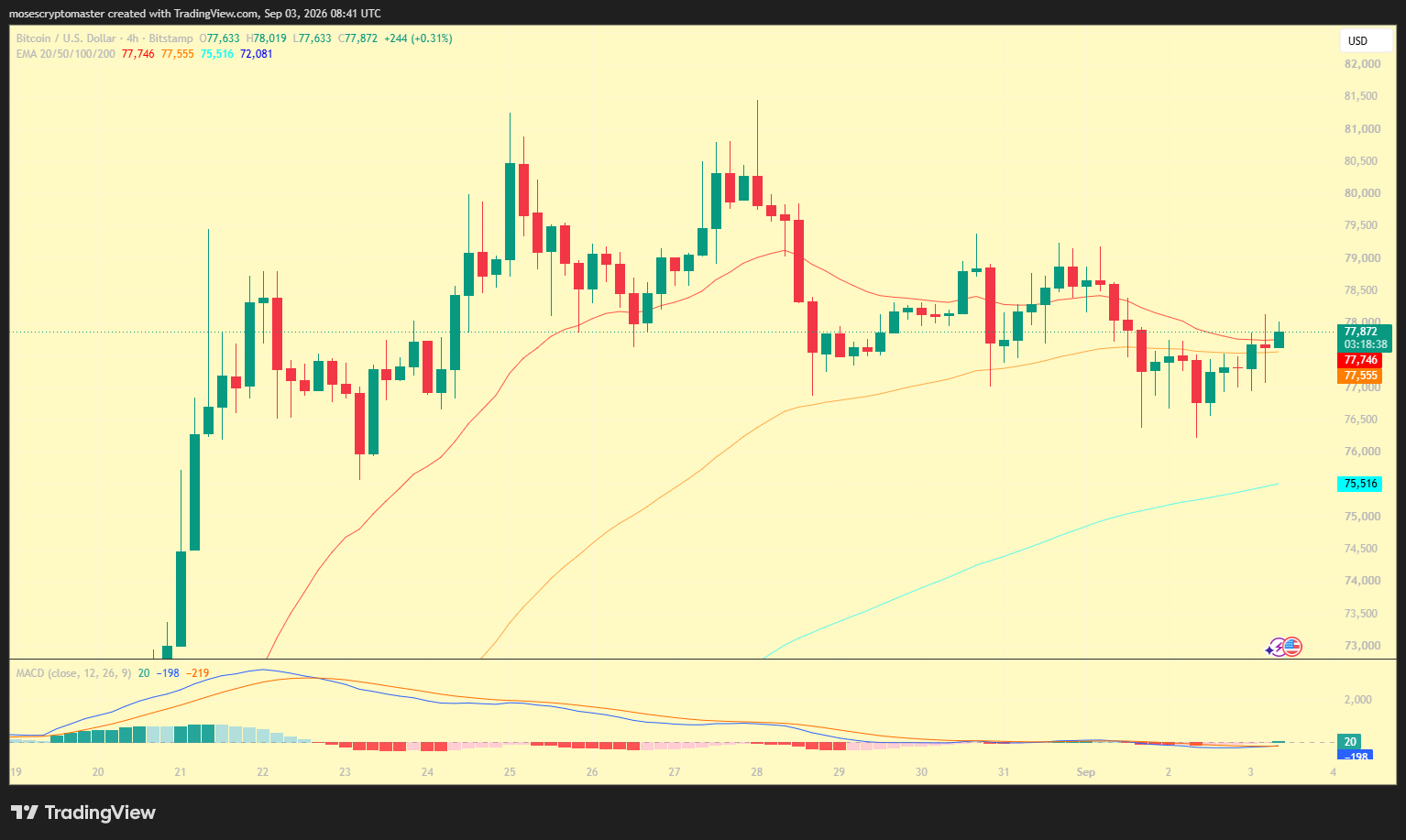 BTC/USD 1-day price chart. Source: TtradingView