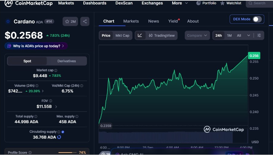 ADAUSD 7-WEEK CHART | Source: X