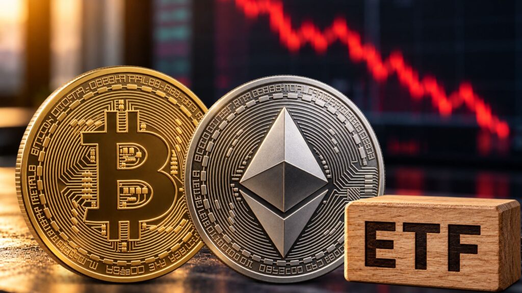 Crypto ETFs See $549M in Weekly Outflows as BTC and ETH Face Pressure