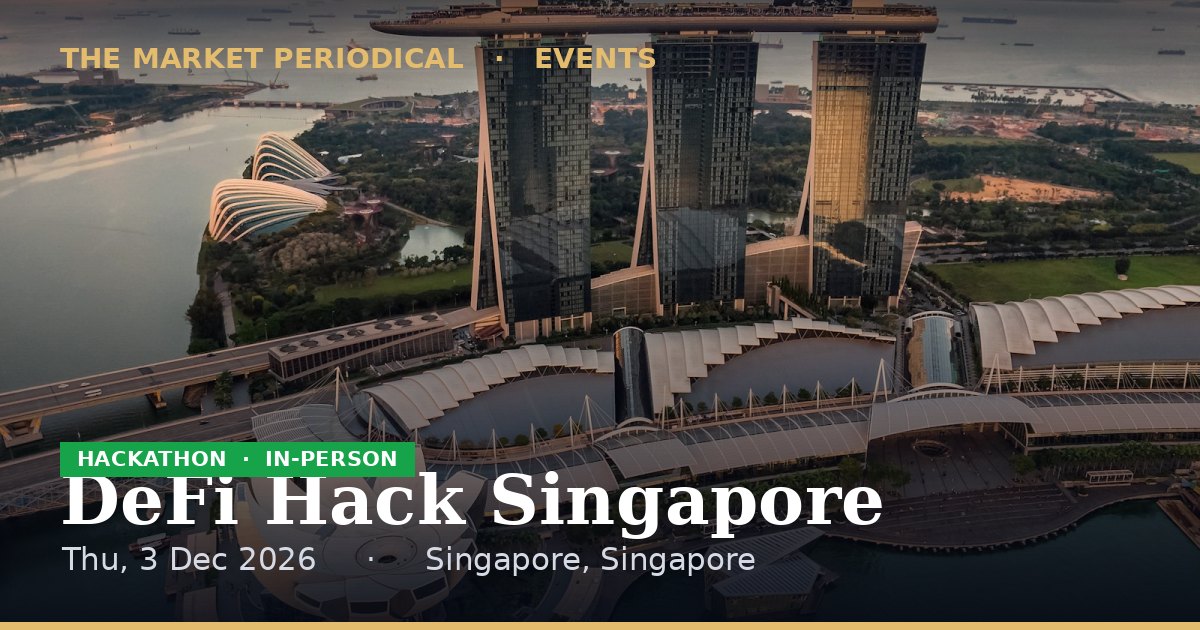 DeFi Hack Singapore Hackathon — Tickets, Agenda & Speaker