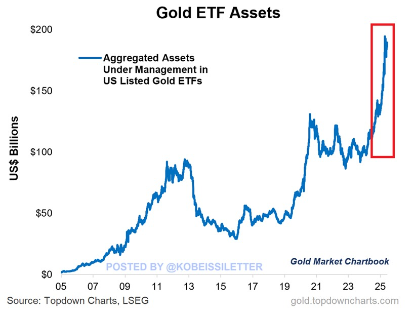 Gold-Etf-Vermögenswerte